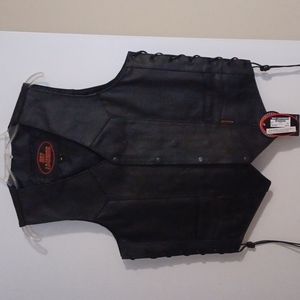 Mens Leather Vest